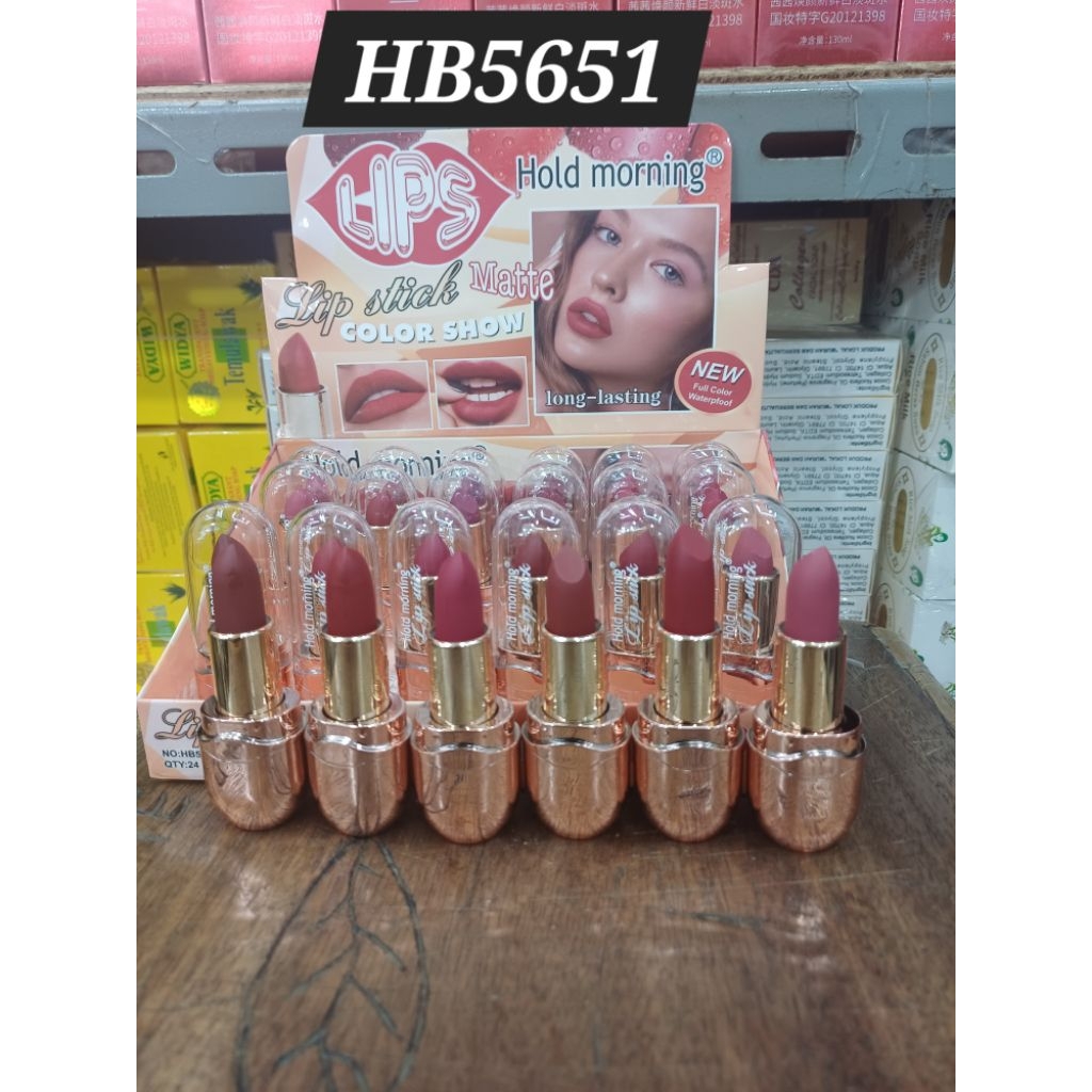 GROSIR LUSINAN 12 PC LIPSTIK REVLON MAYBELLINE HOLD MORNING MURAH