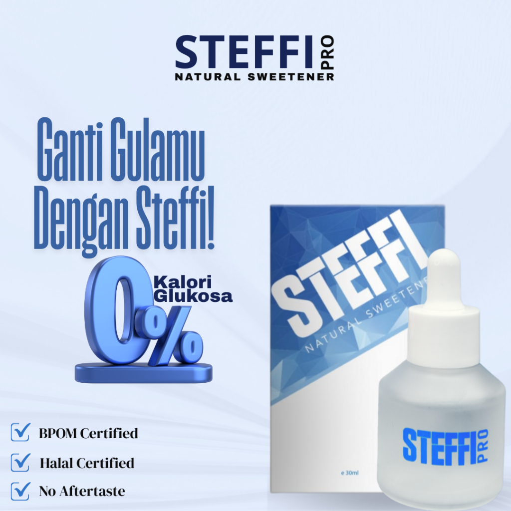 

Steffi Pro & BRITISH PROPOLIS Solusi Diabetes Sweetener 0 Kalori Stevia