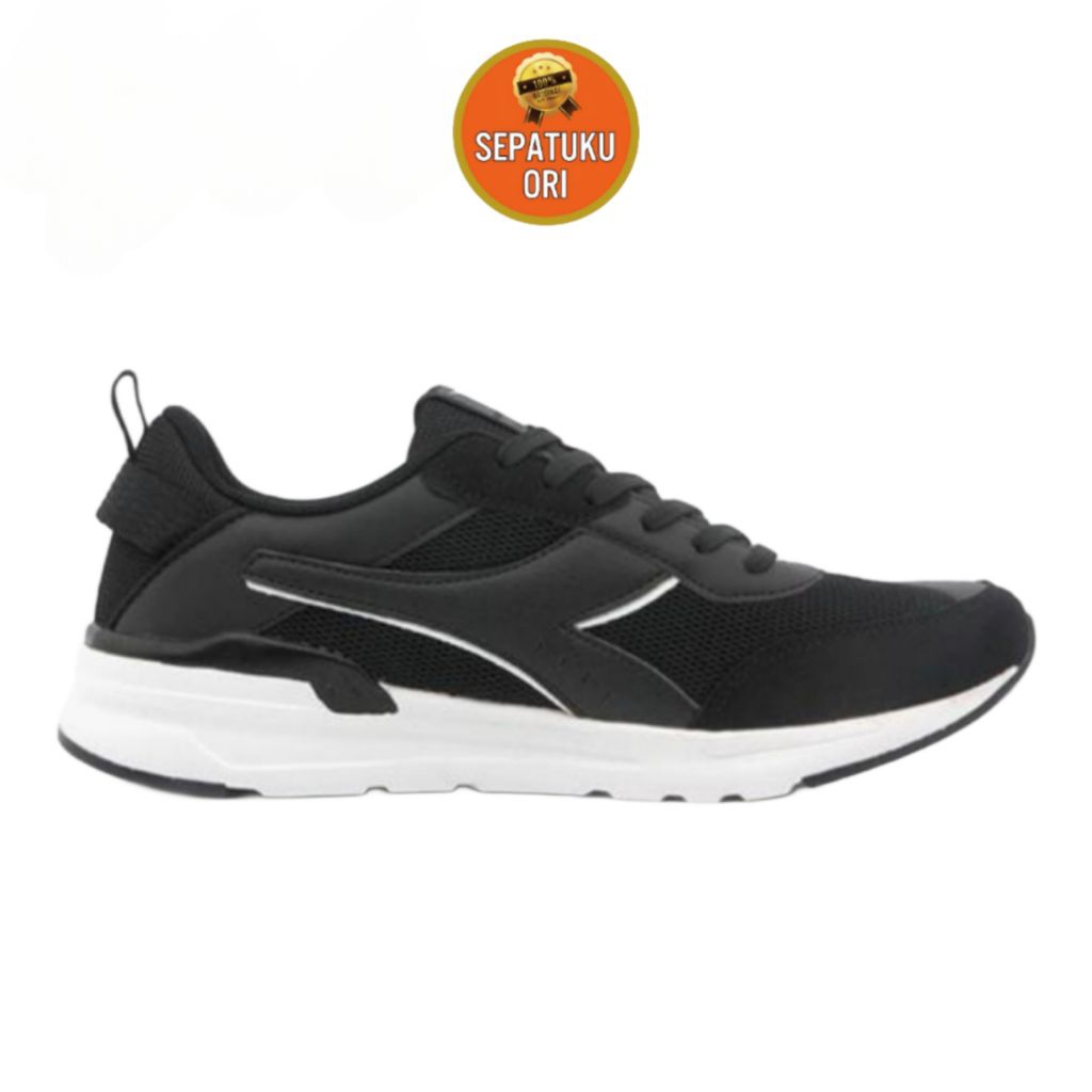 SEPATU PRIA DIADORA MENS MARTA HITAM PUTIH ORI SHOES