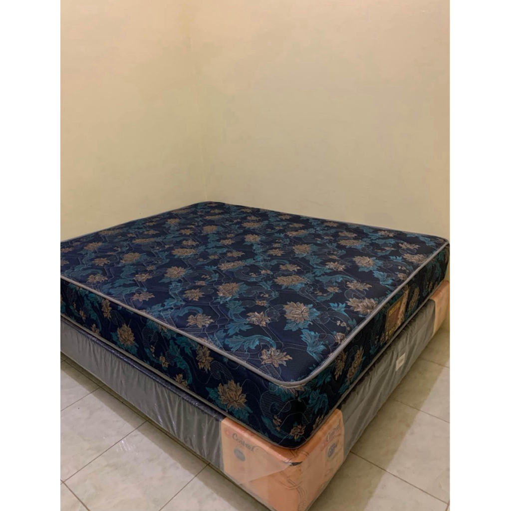 DIJUAL BEKAS SPRINGBED RANJANG CENTRAL 160x200 BANJARMASIN / DIVAN PRELOVED TEMPAT TIDUR RANJANG PRE
