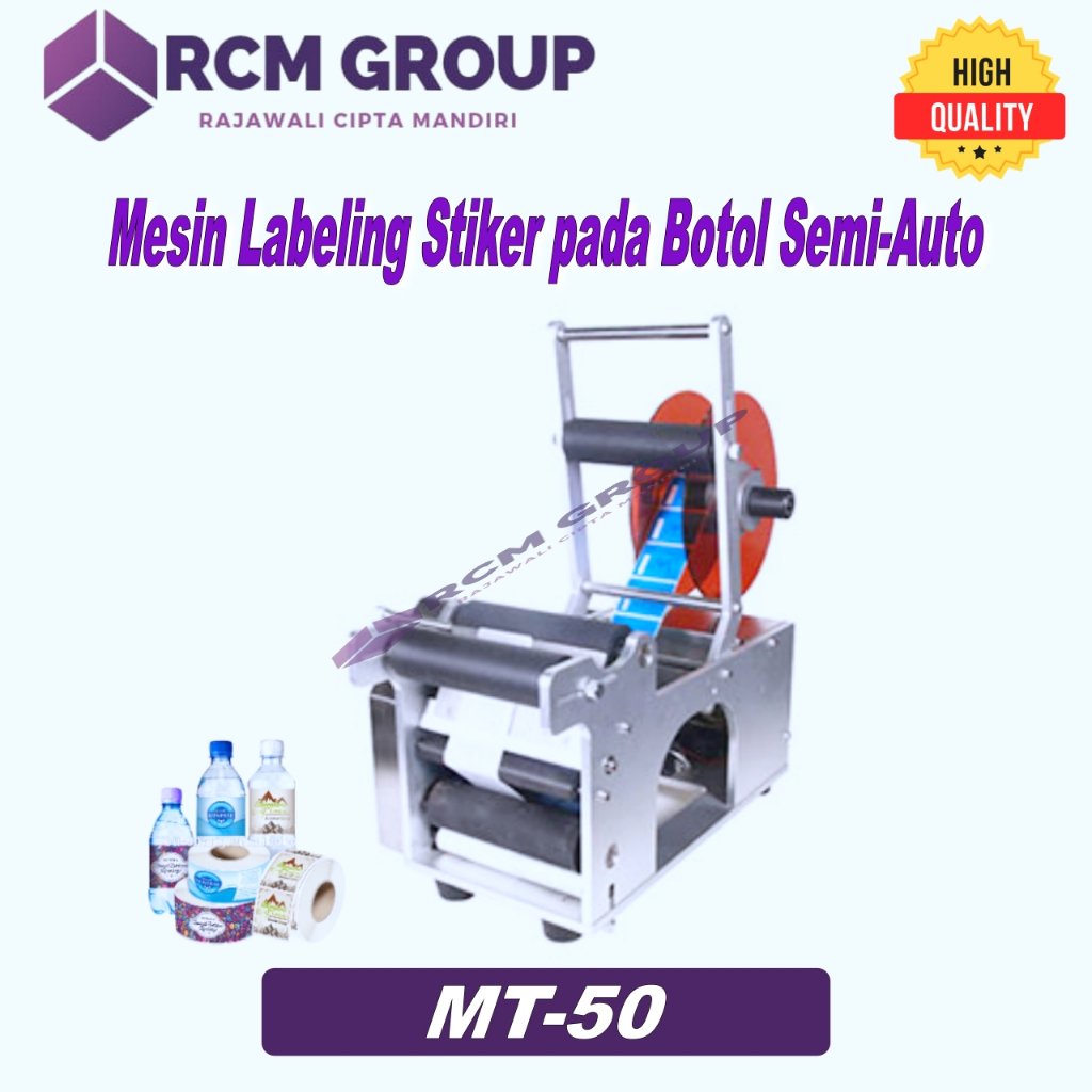 

Mesin Labeling Stiker Botol MT-50 Alat Tempel Stiker Label Botol Semi-Auto