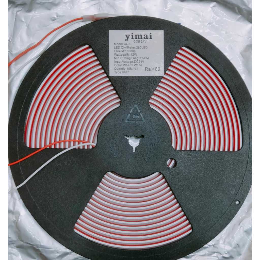 LAMPU LED STRIP COB 24V 280LED YIMAI 10M STRIPLED COB 24V