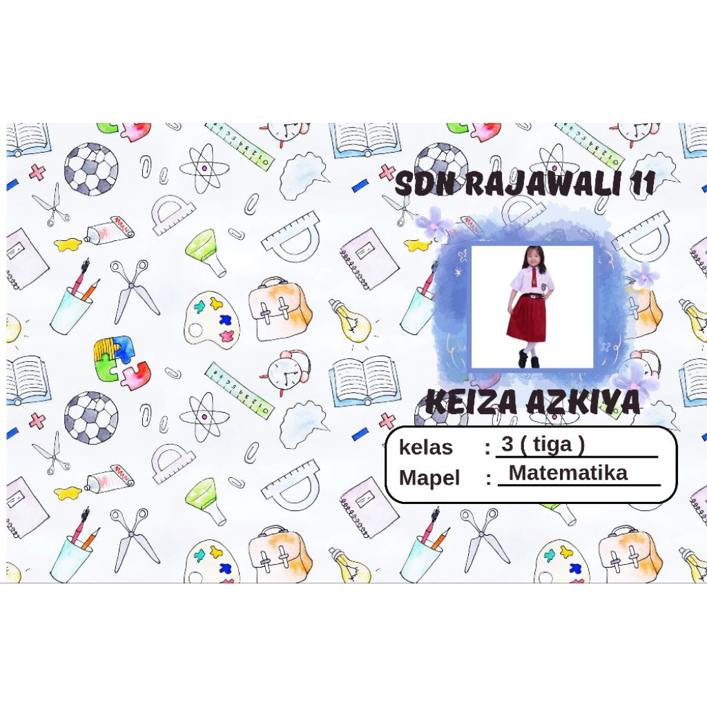 

BUKU TULIS CUSTOM POTO, free Nama dan Sekolah l Buku tulis l buku tulis anak/Buku tulis sekolah