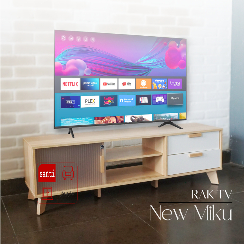 Rak TV / Meja TV Minimalis Miku 120cm
