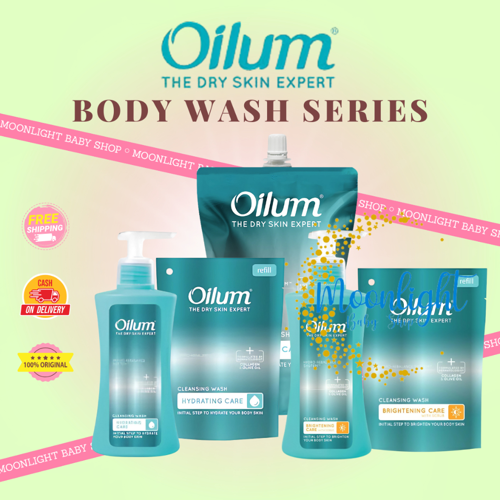 Oilum Hydrating Brightening Body Wash - Sabun Mandi Cair Collagen