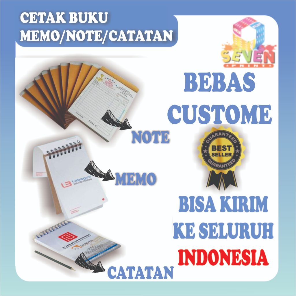 

CUSTOME BUKU MEMO/NOTE/CATATAN |A6 & A5