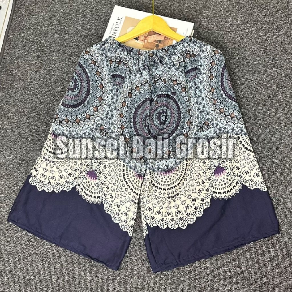 KULOT RAYON POLOS 7/8 CELANA SANTAI WANITA SELUTUT