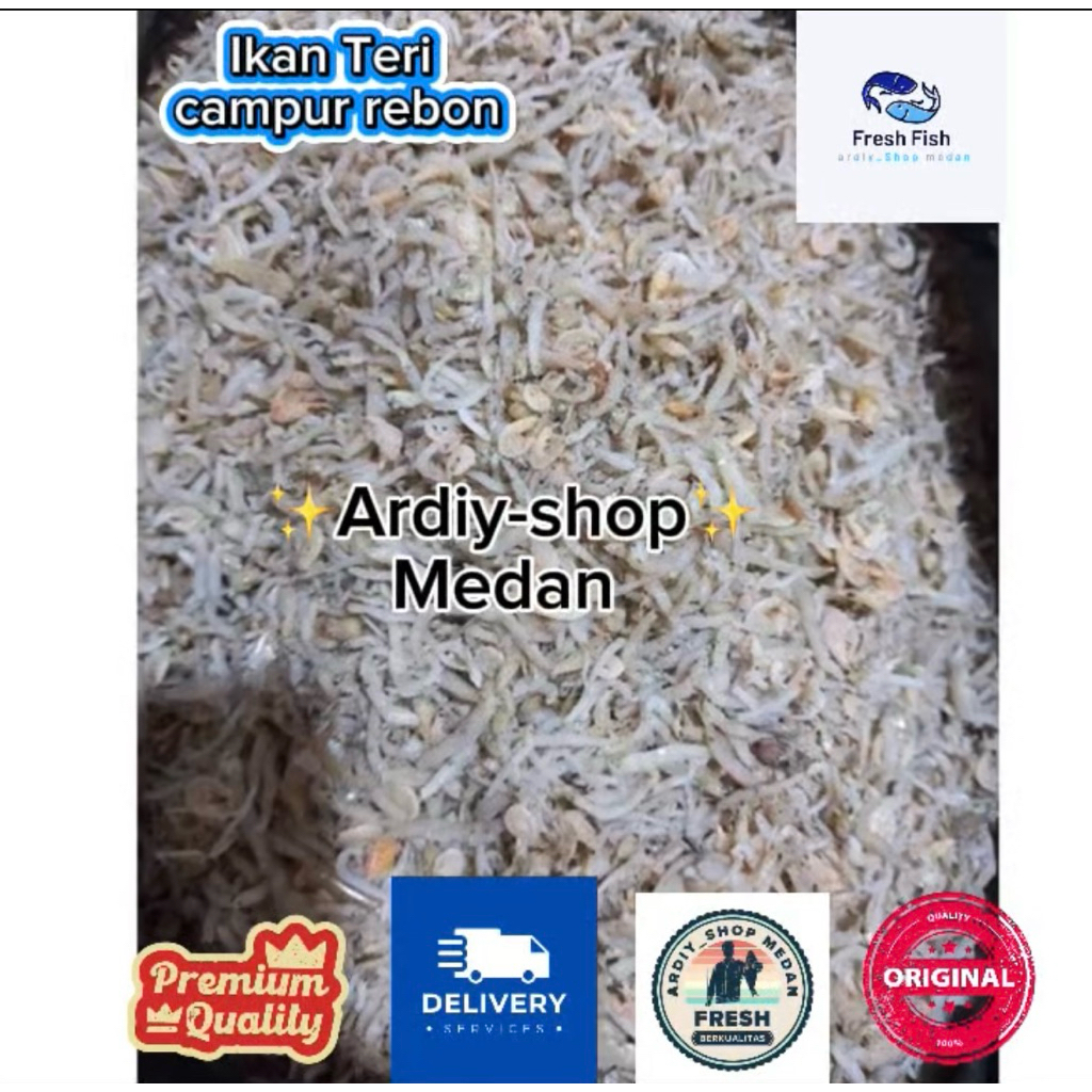 

teri nasi medan sedang campur sedikit rebon super enak khas Sumatra Utara