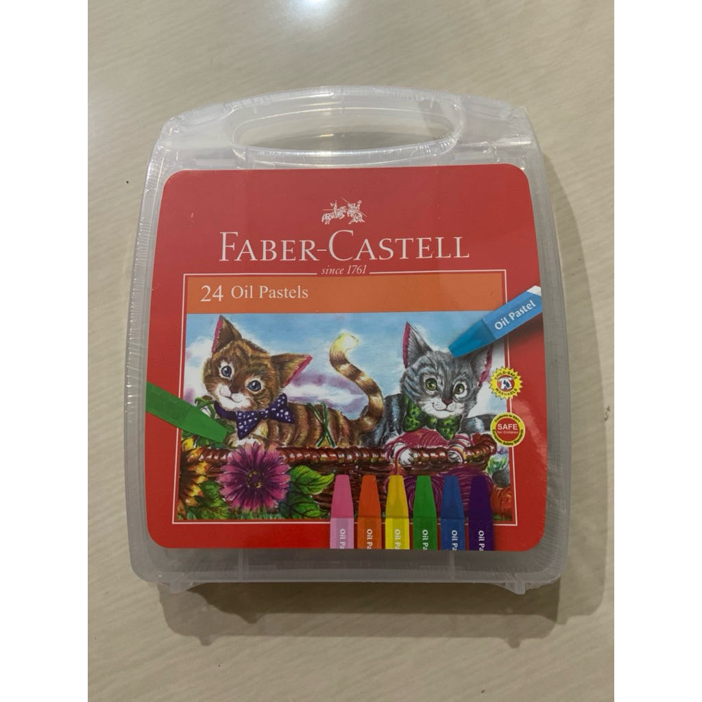 

[New] Oil Pastel Faber Castell 24 Colors / Crayon 24 Warna