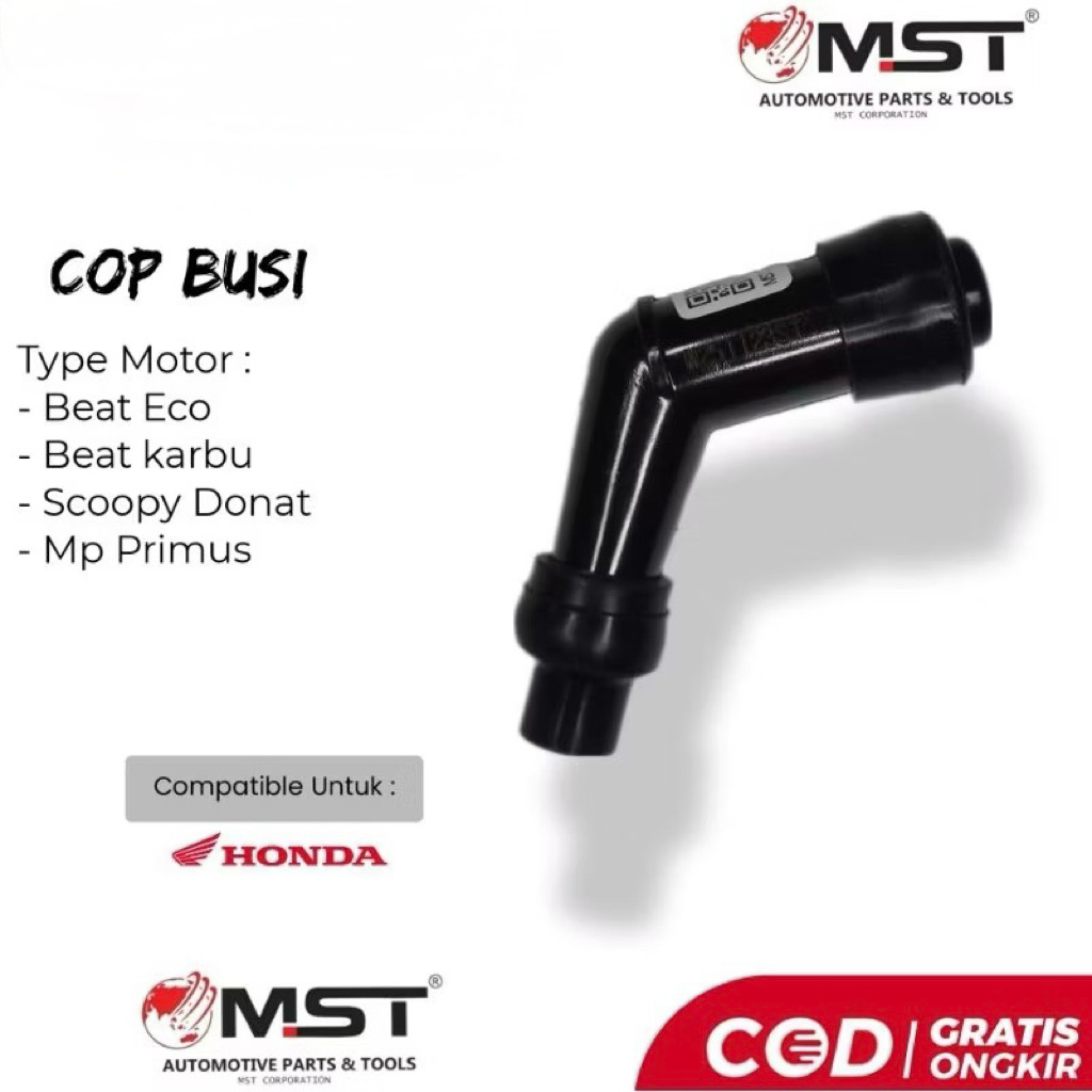 KEPALA COP TUTUP CANGKLONG BUSI KVY BEAT ECO KARBU, SCOOPY DONAT, MEGAPRO MST OTO PARTS