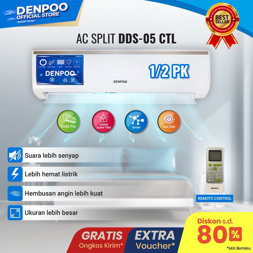 AC DENPOO DDS 05CTL 1/2pk