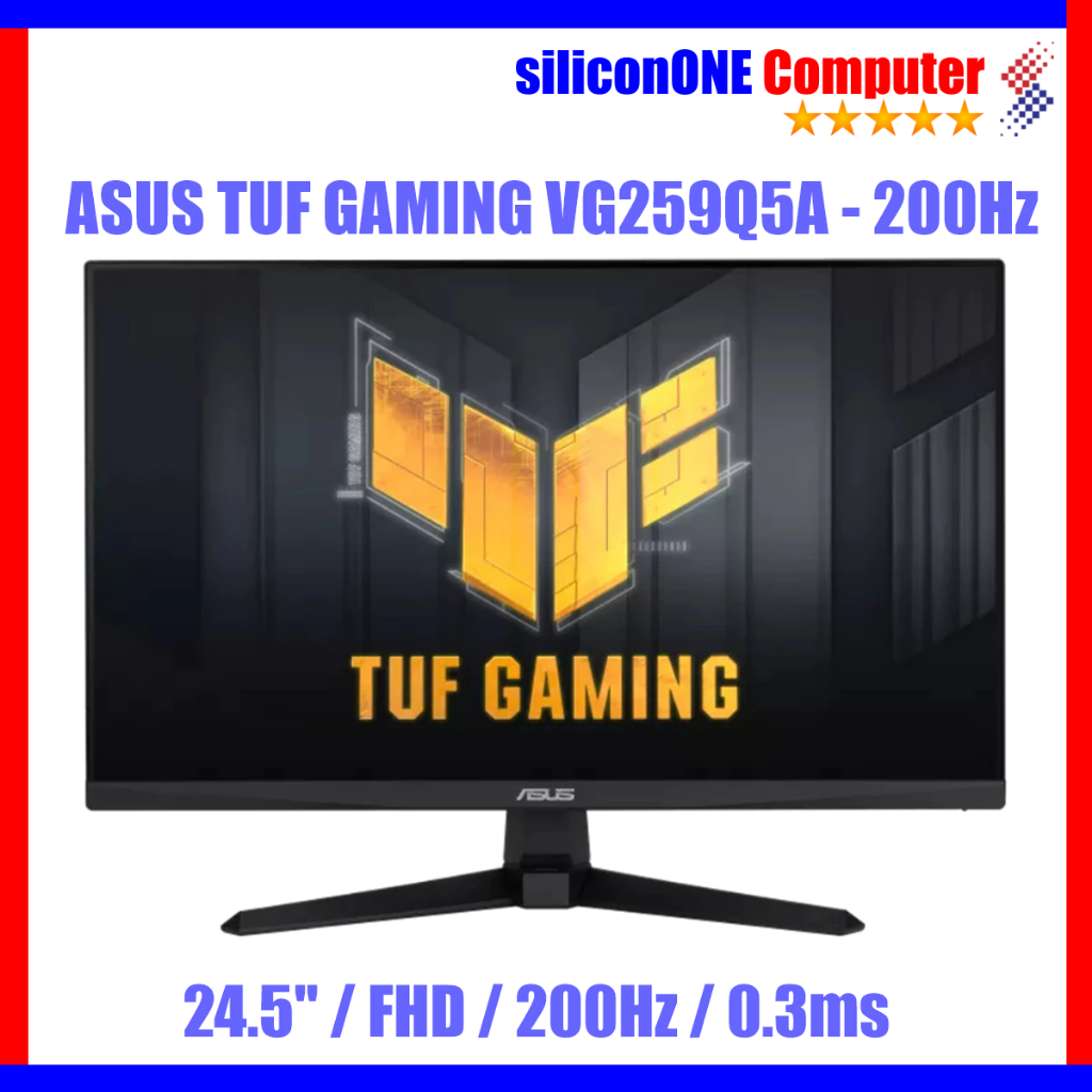 ASUS TUF GAMING VG259Q5A FHD IPS 200Hz 0.3ms Freesync Compatible