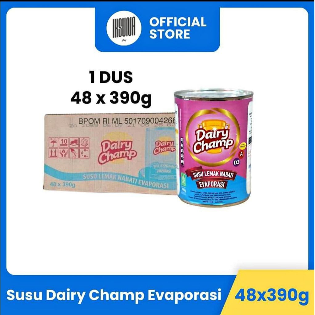 

EVAPORASI DAIRY CHAMP 390GR( IN KARTON)