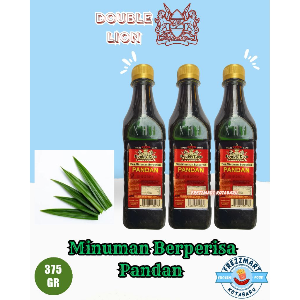 

Sirup Double Lion Rasa Pandan 375 GR Frezzmart Kotabaru