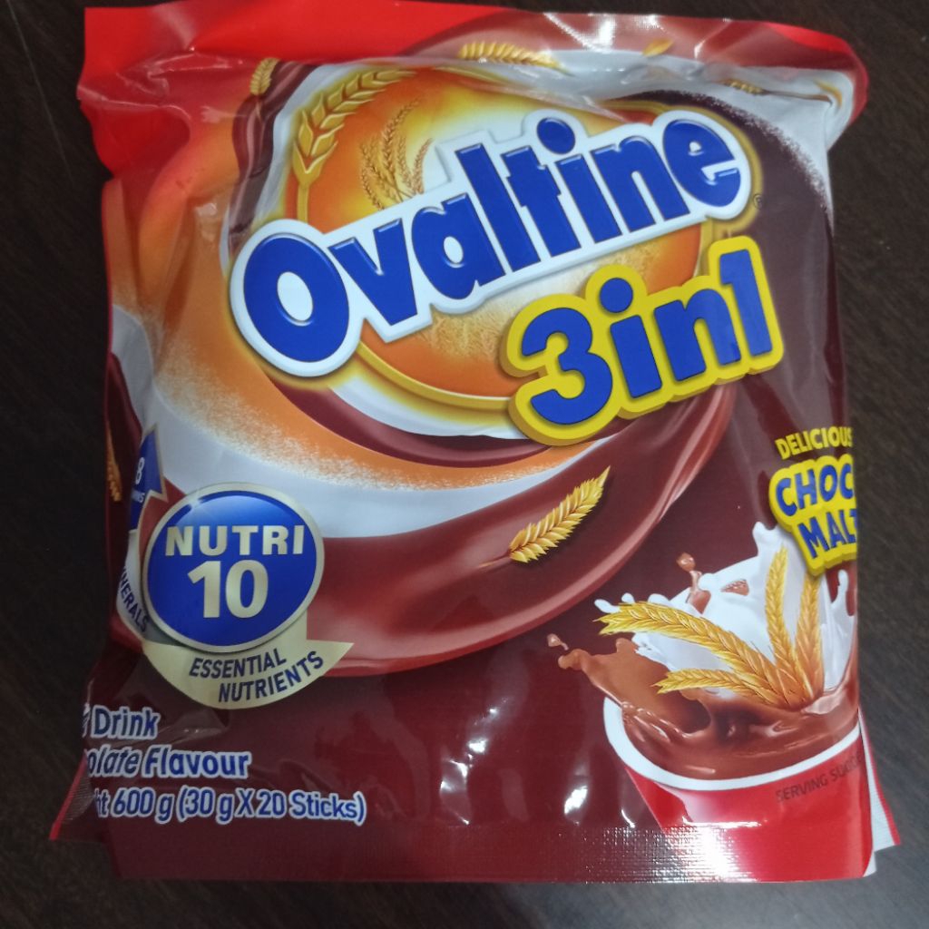 

Ovaltine 3in1 Choco Malt Drink 20 Sachets