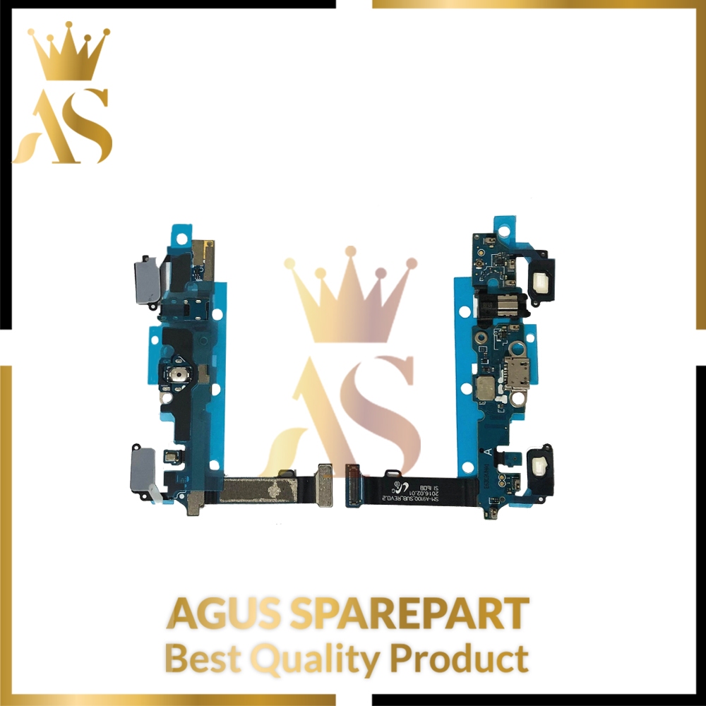 FLEXIBEL SAMSUNG A910 / A910F / A9100 / A9 PRO 2016 + CONNECTOR CHARGER + CONNECTOR HANDSFREE + MIC 