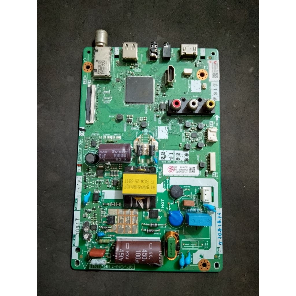 motherboard tv LED Sharp Bekas Copotan Original Sharp