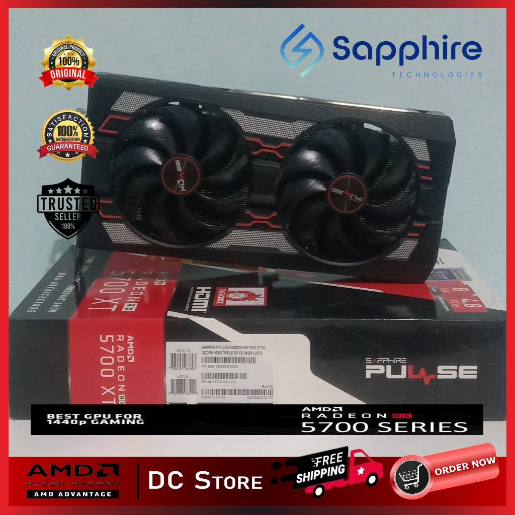 VGA AMD Radeon RX 5700 XT 8GB GDDR6 Sapphire Nitro Pulse