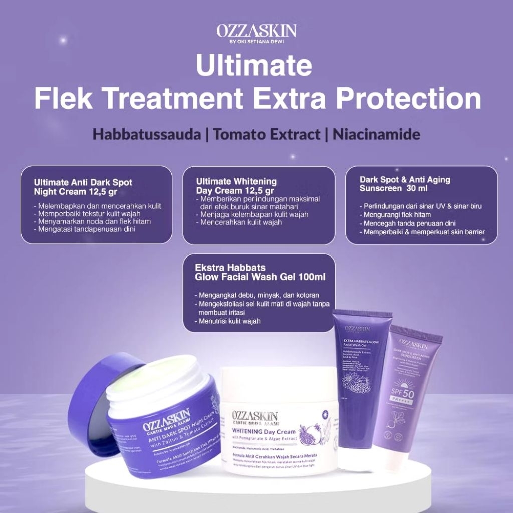 Ozzaskin by Oki Setiana Dewi, ultimate flek treatment extra protection by oki