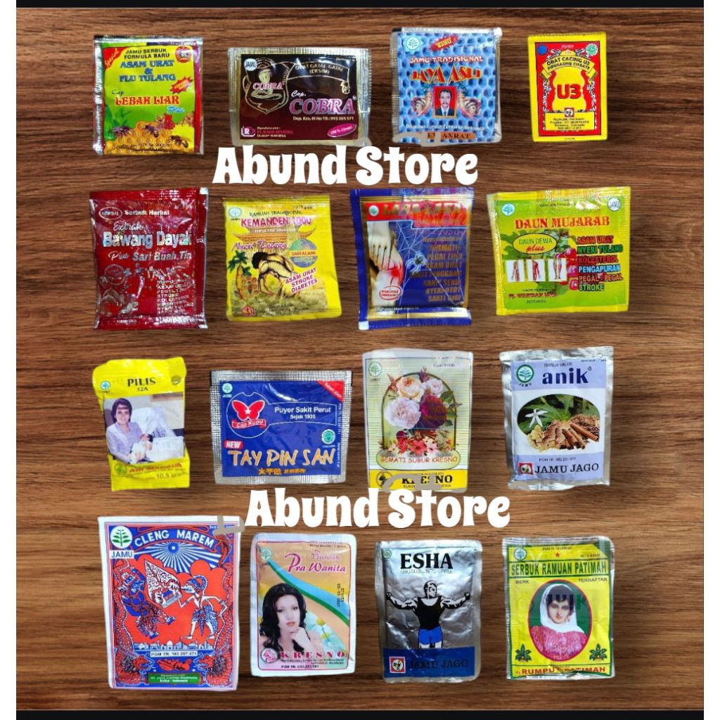 

Jamu Bubuk 1 Sachet Jamu Tradisional Asam Urat Pegal Linu