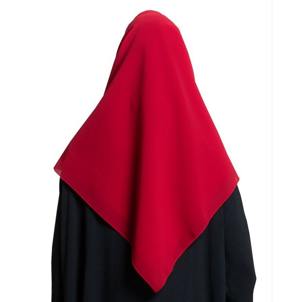 Hijab Paris Premium Merah Cabe/Voal Premium Hari kemerdekaan/17Agustus