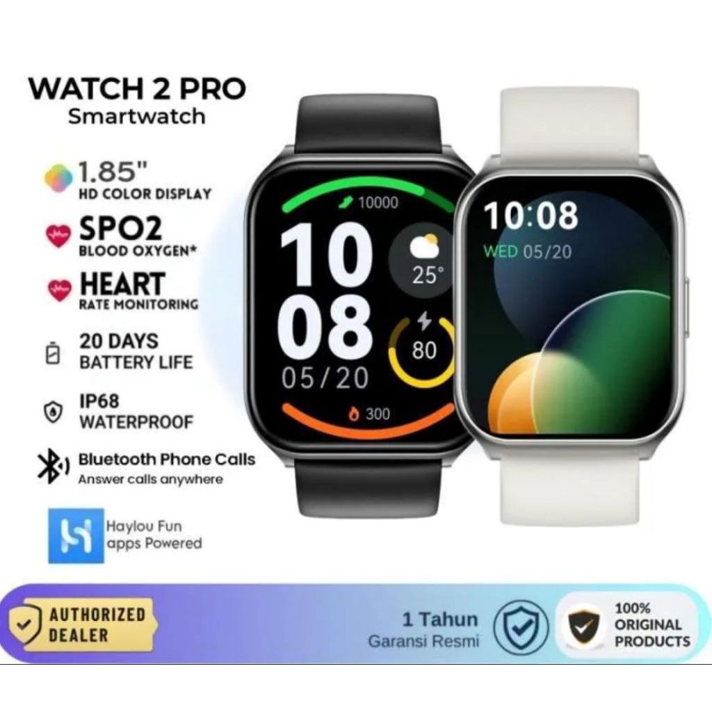 Haylou Smart Watch 2 Pro kondisi baru original 100% (Blue)