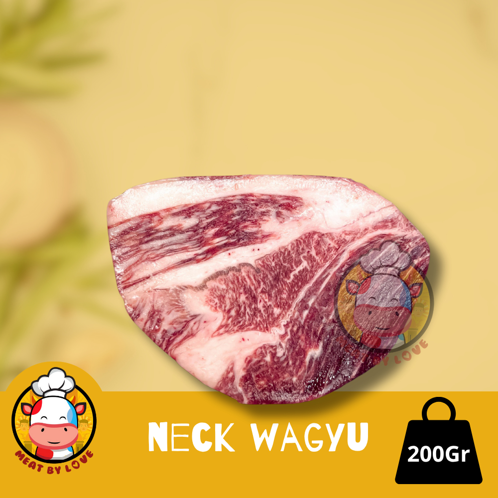 

Daging sapi Neck Wagyu Steak A5 200gr