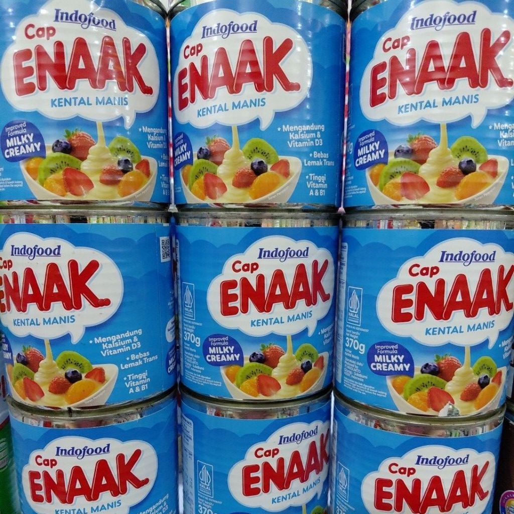

Susu Kaleng Kental Manis Cap Enak 370g