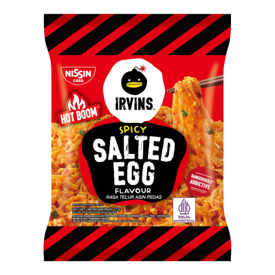 

Irvins Instant Fried Noodle Spicy Salted Egg 117 Gr / Irvins Salted Egg Noodle
