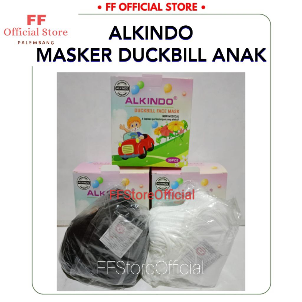 ALKINDO MASKER DUCKBILL ANAK (HITAM)