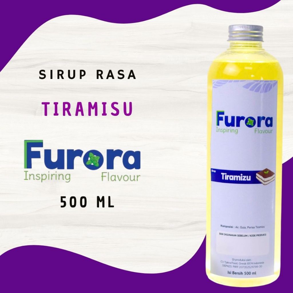 

Sirup Tiramisu 500 ml - Furora Syrup l Sirup Cafe