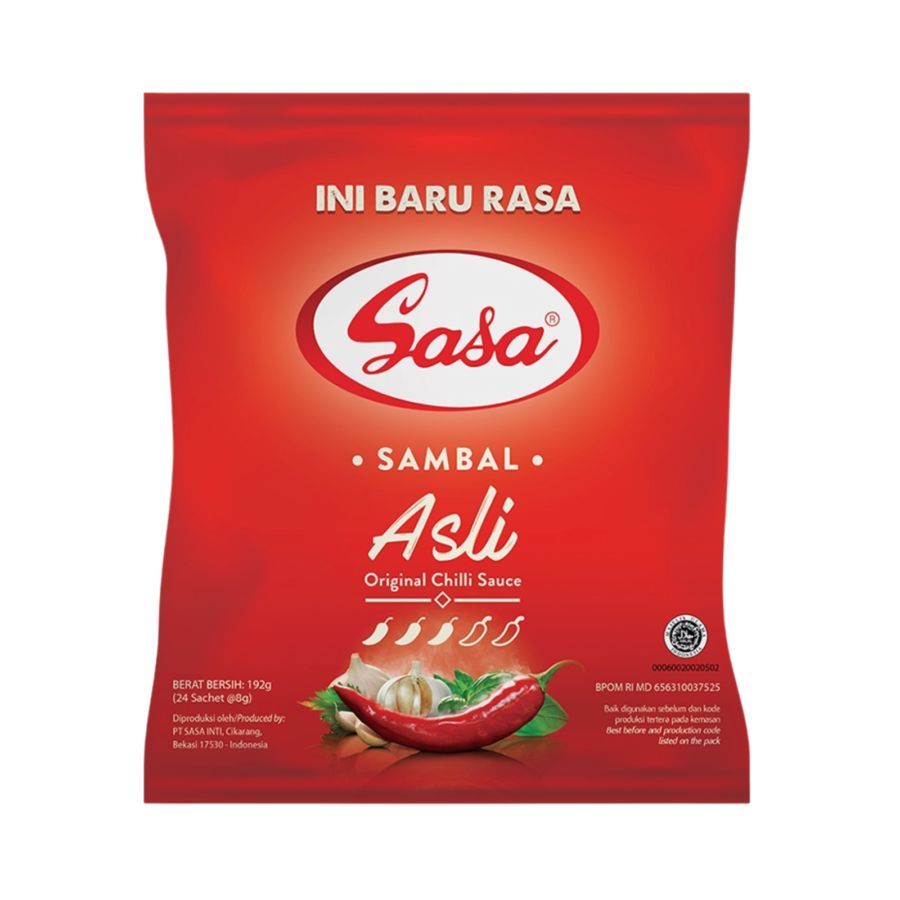 

[oddsolshop] pekanbaru/Sasa Sambal Asli 24 PCS 8GR