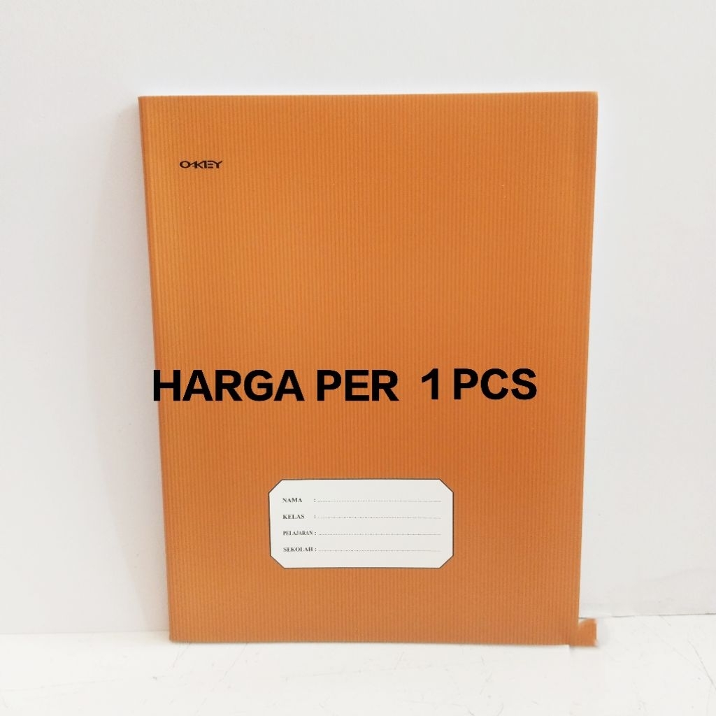 

1 Pcs Buku Cover Coklat Isi 50 Lembar Ukuran Boxy