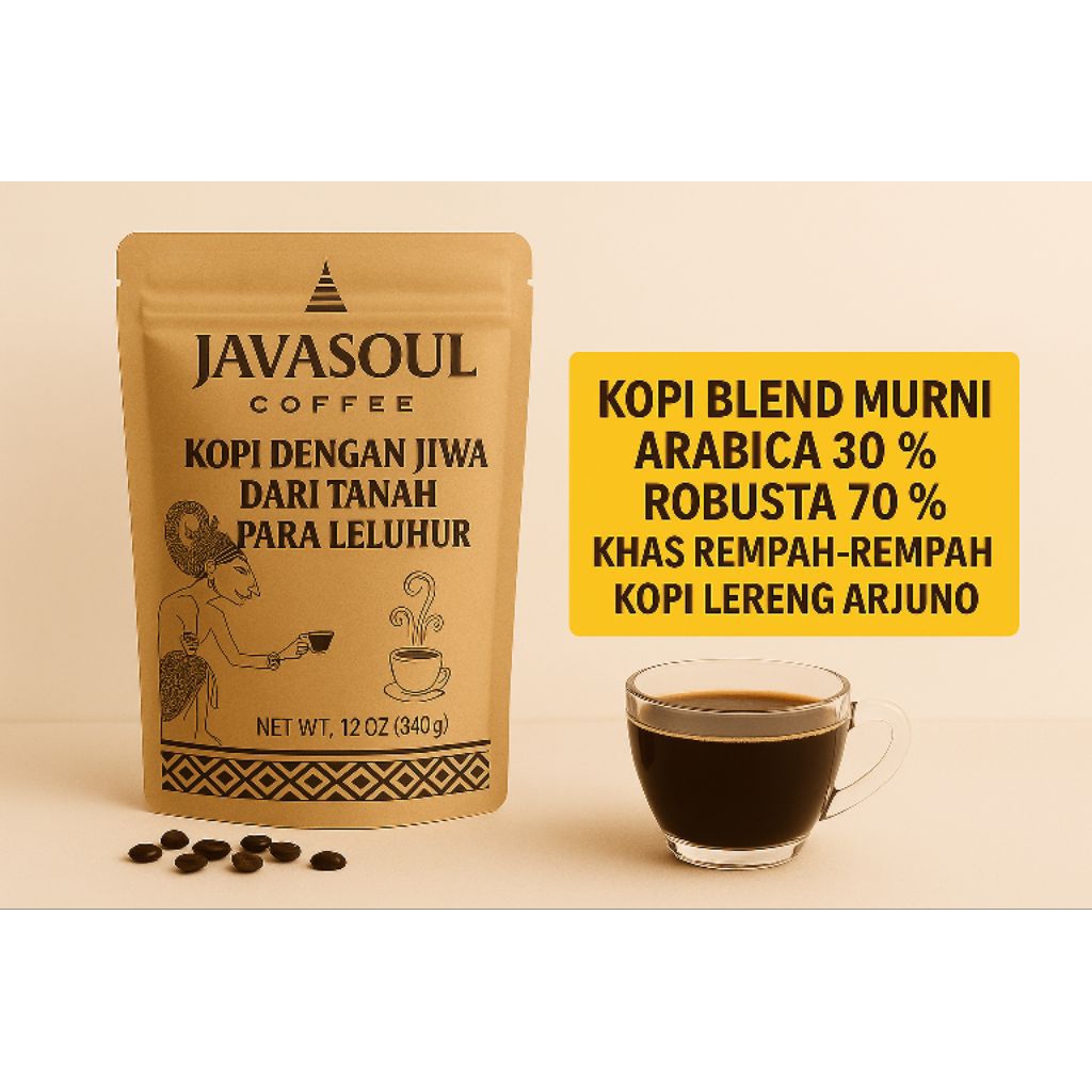 

kopi murni arabica blend robusta