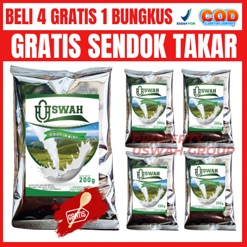 

Susu Kambing Etawa Uswah Plus Kelor – Penambah Berat Badan Alami Aman - Susu Herbal Penggemuk Badan Anak Dewasa - Susu Herbal Kelor untuk Berat Badan Ideal Bertenaga