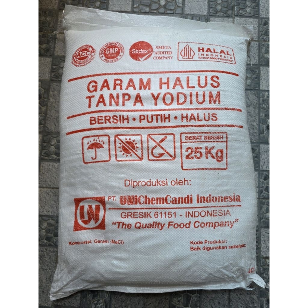

NACL/GARAM HALUS NON YODIUM/GARAM TEKNIS @25kg