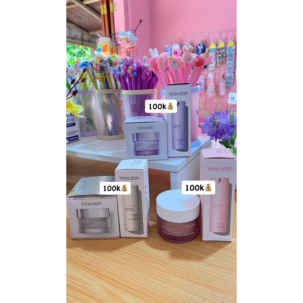 WARDAH MOISTURIZER + SERUM HYDRA ROSE