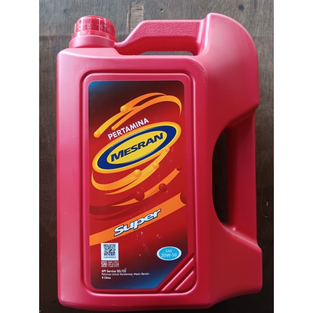 OLI PERTAMINA MESRAN SUPER 4 LITER 20W-50