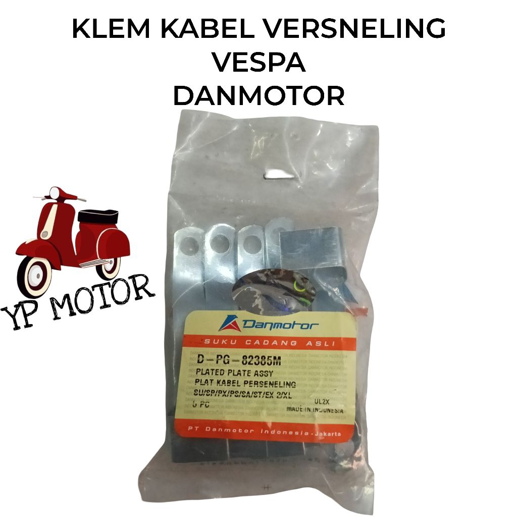 DANMOTOR Klem Kabel Versneling Persneling Vespa Super Sprint PX Excel Sparepart Aksesoris Variasi Su