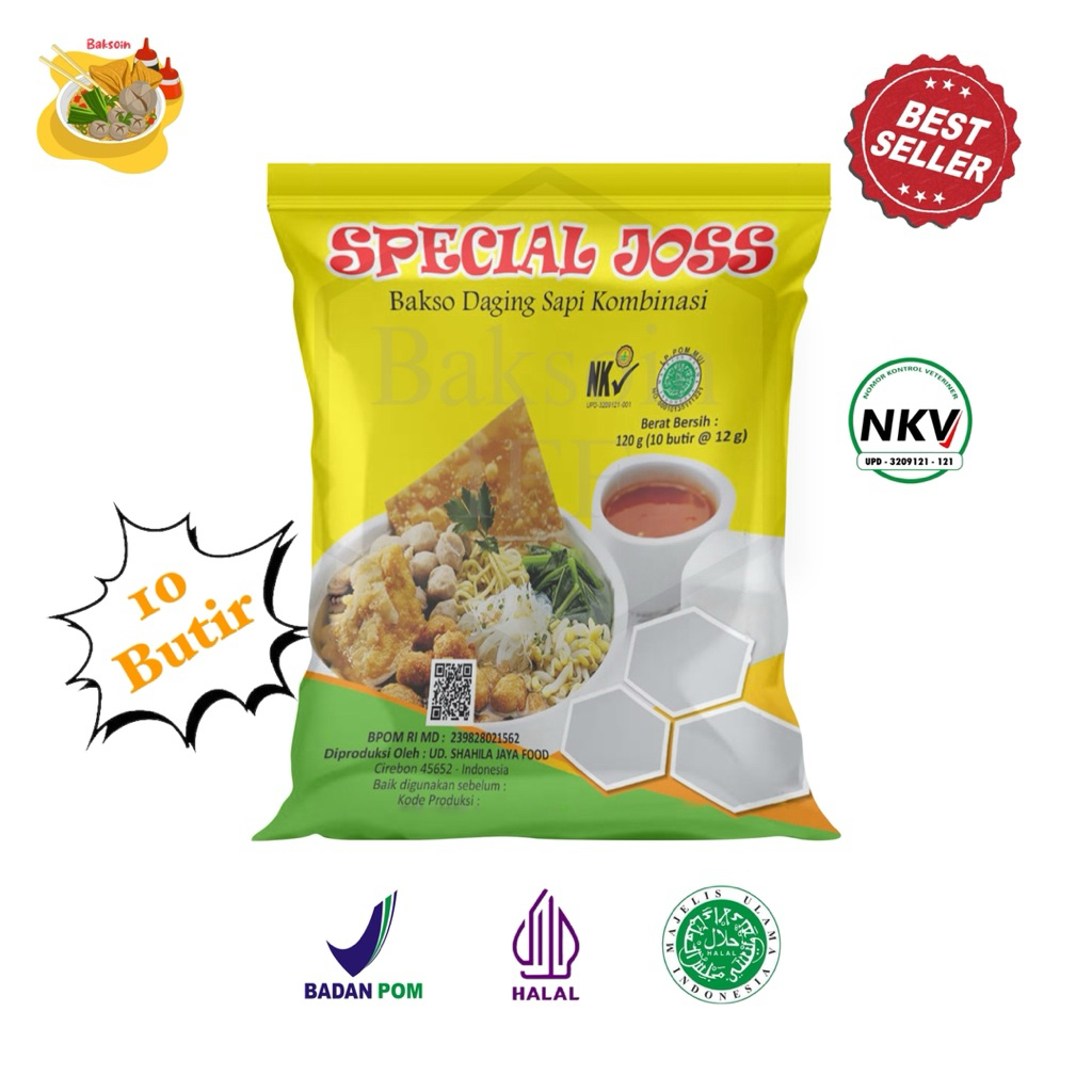 

Bakso Special Joss I | Bakso Daging Sapi Kombinasi Ayam | Bakso Shahila Special Joss