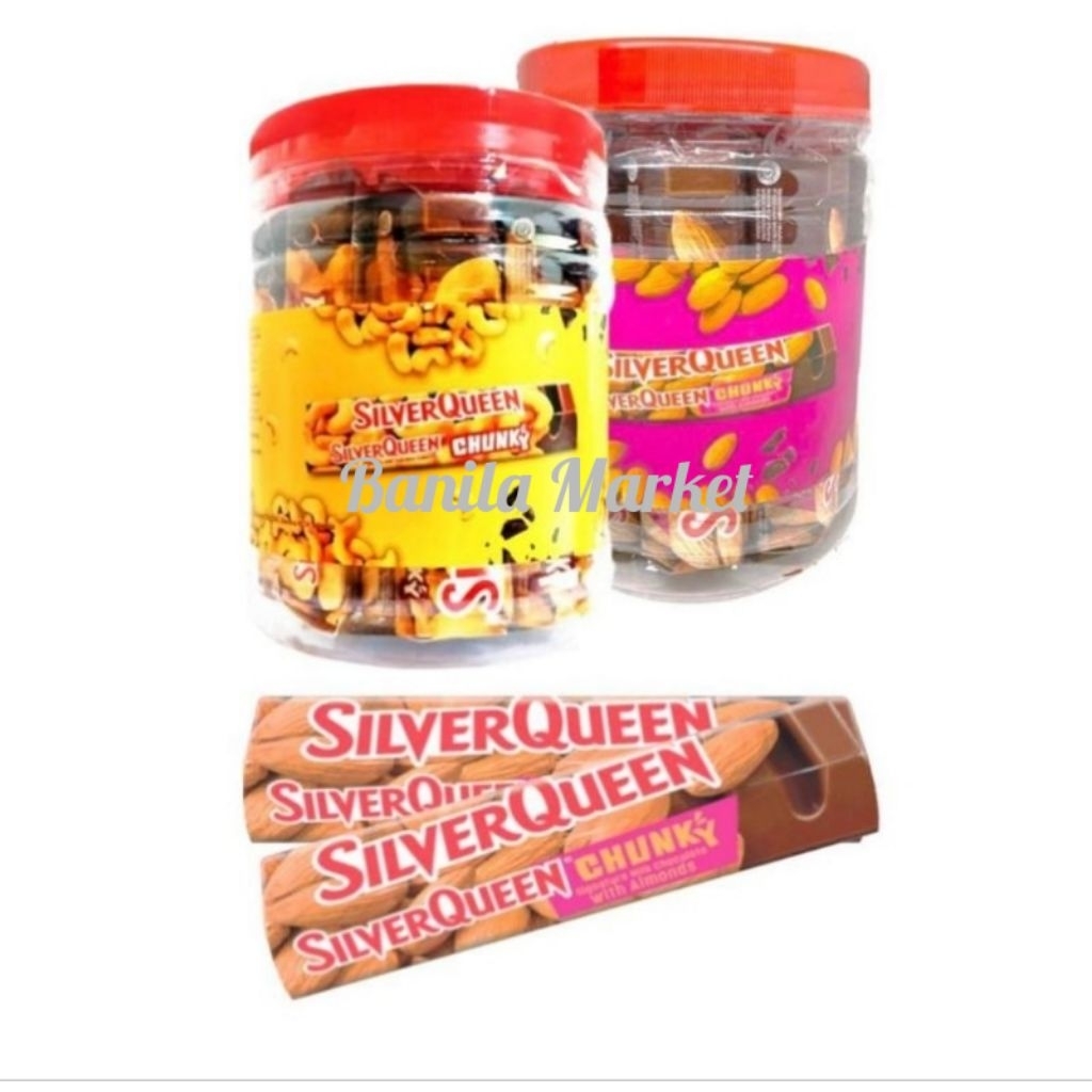

Silver Queen Chunky bar 26gr Jar / Toples isi 12 pcs // Silverqueen