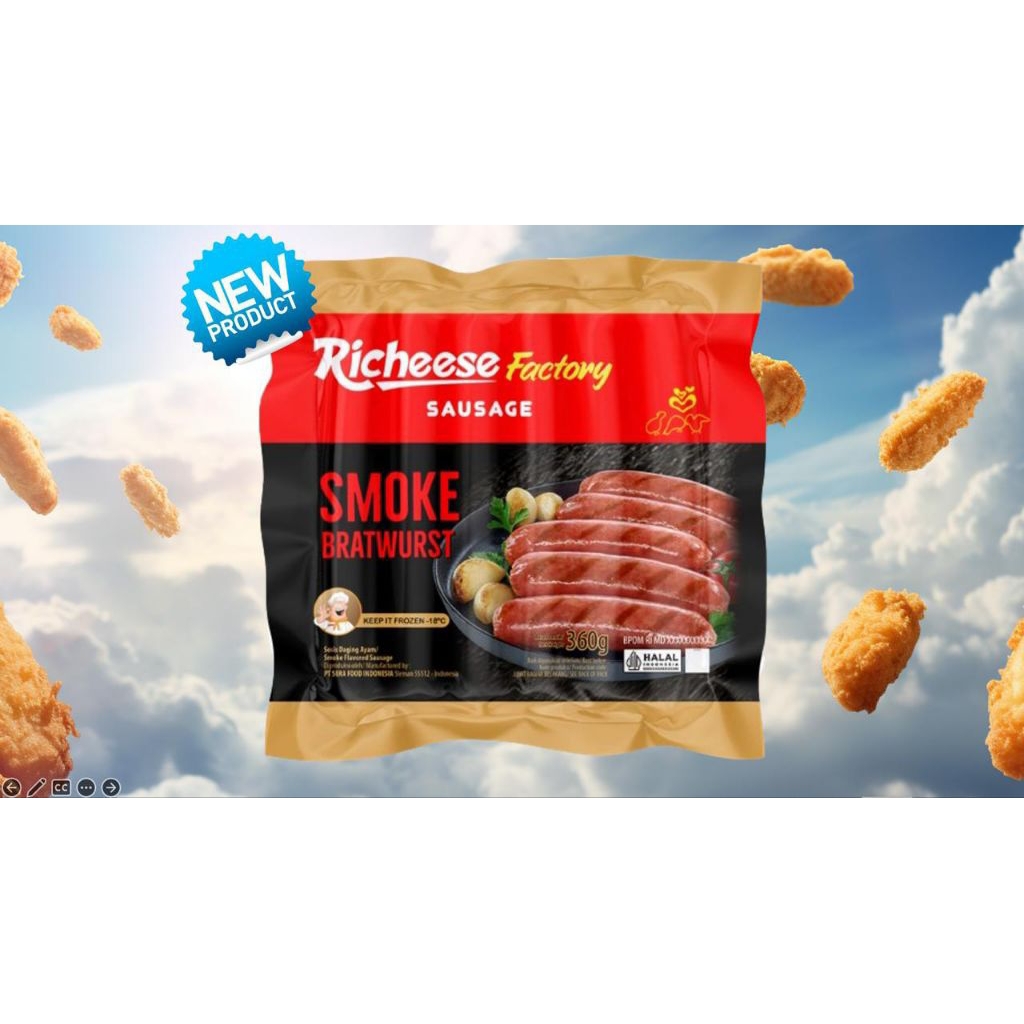 

Richeese Sausage Smoke Bratwurst 360 gr