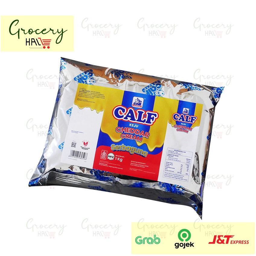 

CALF CHEDDAR SERBAGUNA 1 KG - KEJU CALF SPREAD - KEJU OLES CALF