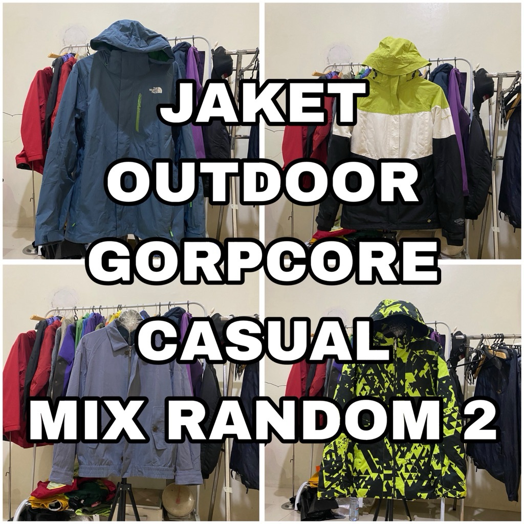 JAKET OUTDOOR WATERPROOF SECOND MIX RANDOM 1