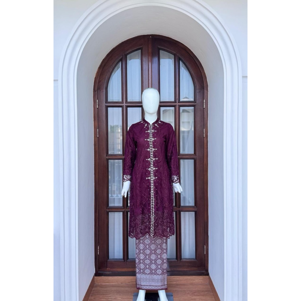 Set Kebaya Moderen Tulle / Kebaya Tulle Busui / Kebaya Tunik Tulle Busui / Tunik Tulle / Kebaya Terb