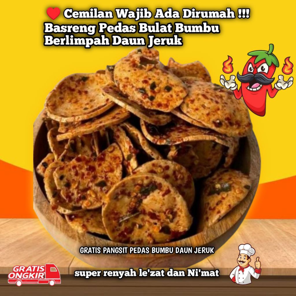 

GRATIS PANGSIT PEDAS BASRENG COIN PEDAS | BUMBU BERLIMPAH DAUN JERUK