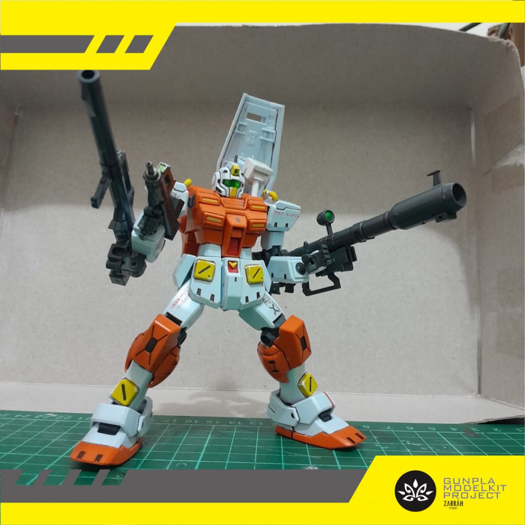 GUNDAM HG 144 BANDAI GM POWERED BEKAS SECOND