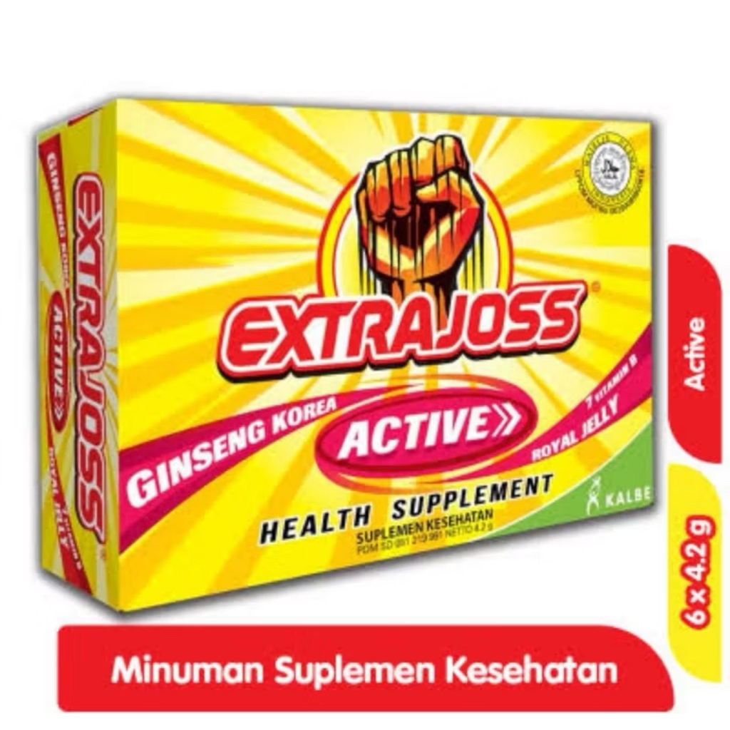 

Extra Joss 1 Box isi 6 Sachet.