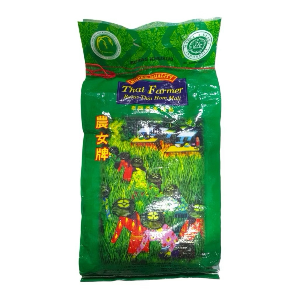 

BERAS THAILAND THAI FARMER KHUSUS THAI HOM MALI 5 kg