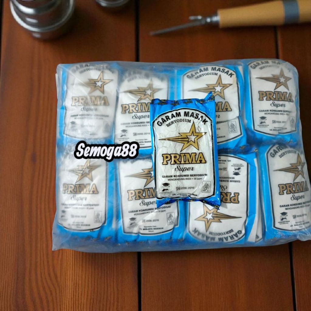 

10 PCS GARAM DAPUR CAP PRIMA SUPER 150 GRAM / GARAM BERYODIUM / GARAM / GAREM